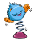 Springy Blue JubJub Toy