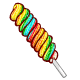 Rainbow Twist Lollipop