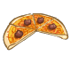 2/3 Spaghetti and Meatballs Pizza
