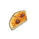1/3 Spaghetti and Meatballs Pizza