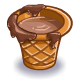 Chocolate Coffee Waffle Cone