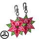 Poinsettia Earrings