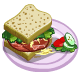Grilled Smoked Meat Sandwich