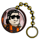 DJ Skellington Keyring Charm