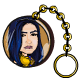 Kikocat Keyring Charm