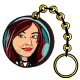 Ghost Pepper Keyring Charm