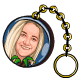 Scrappy Keyring Charm