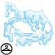 Splattered Snow Mask