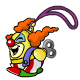Chia Clown Collectible Charm