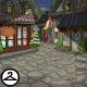 Christmas Shop Window Display Background