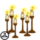 Flickering Floor Candles
